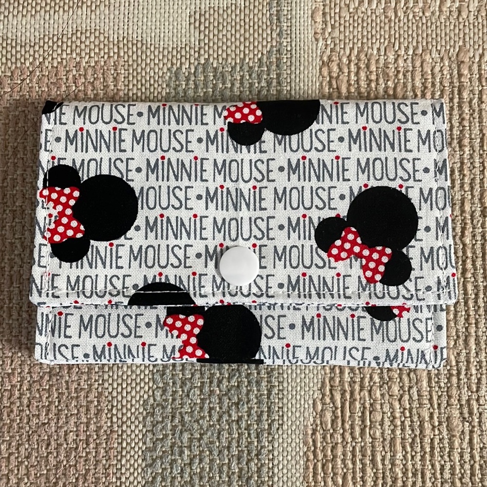 Stylish Snap Card Wallet/Business Card/Gift Card Holder made with Cotton Fabric